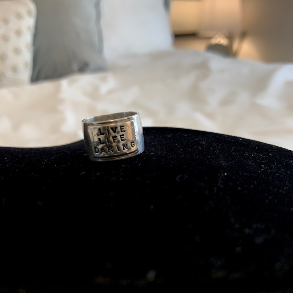 Sterling Silver Thick Tube Ring - image 2